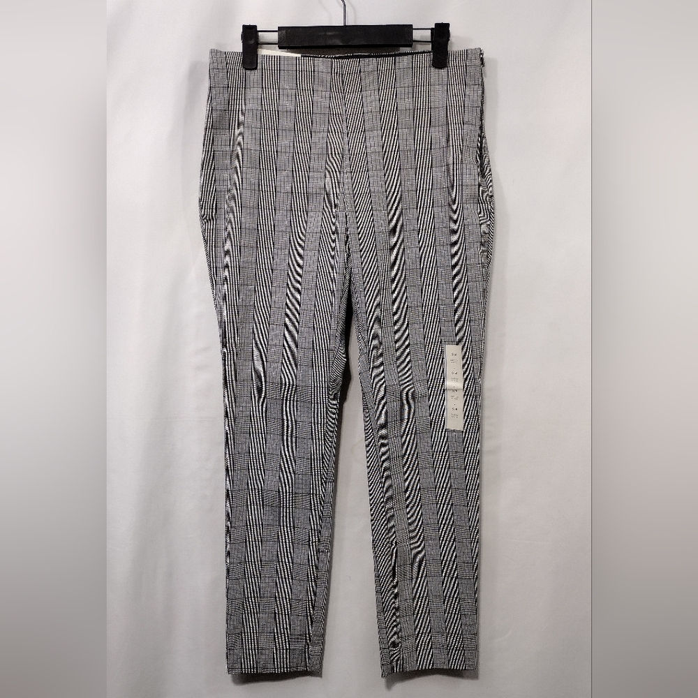 NWT A New Day Plaid Skinny Ankle Pants Women's 6 Gray Office Career Retro Y2K - Picture 2 of 12